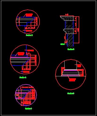 Moulding & Cornice CAD Blocks for Architects- Free DWG Block